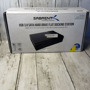 Sabrent EC-DFLT USB 3.0 to SATA External Hard Drive Lay-flat Docking Station